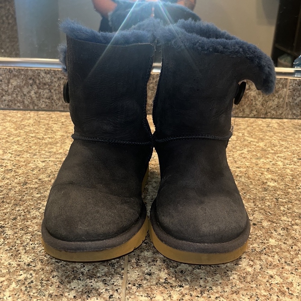 UGG Bailey Button Suede Mid-Calf Boots - Picture 3 of 12